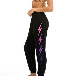 LIKE NEW Aviator Nation Bolt Fade Sweatpants